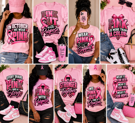 DTF Transfers-Pinktober