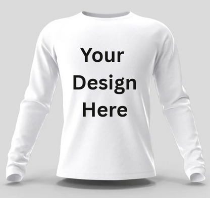 Custom Long Sleeve Tee-Unisex Adult