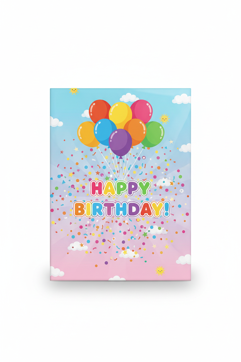 Birthday Poster Board Mockup