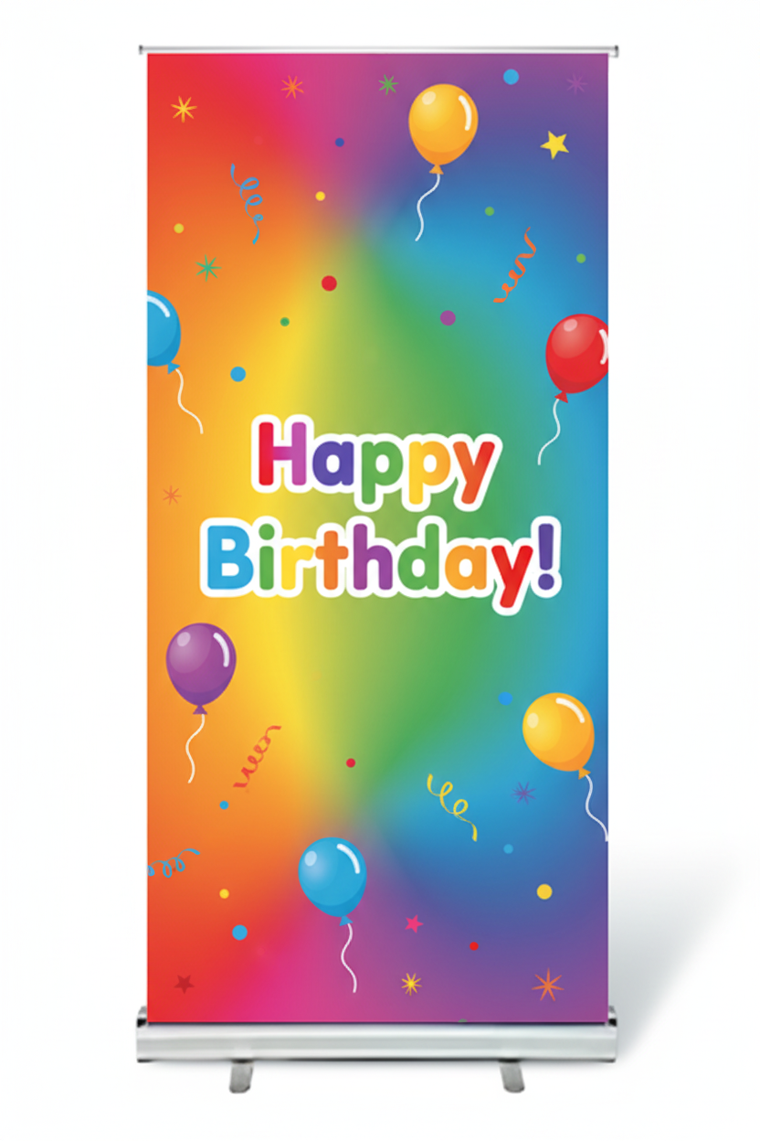 Birthday Retractable Banner