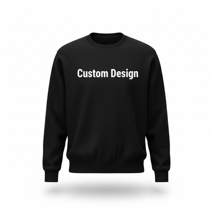 Black Crewneck Mockup