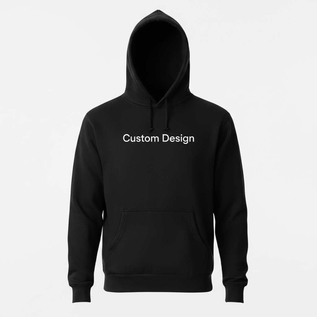 Black Hoodie Mockup