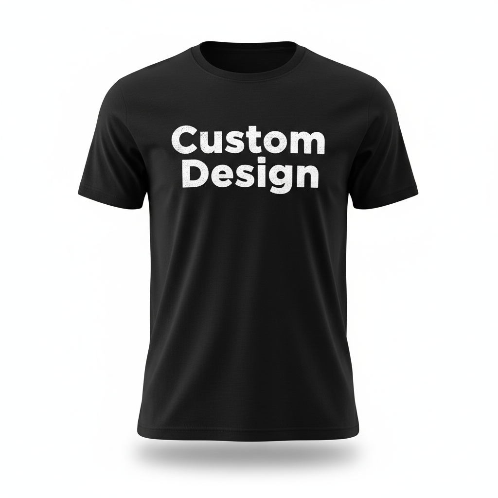 Black Short Sleeve Mockup