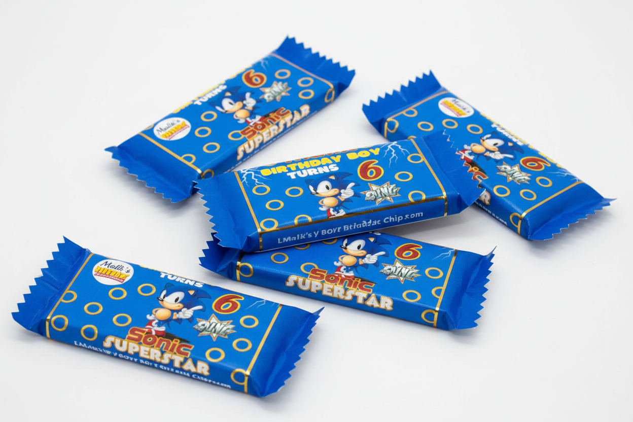 Custom Sonic Candy Bars