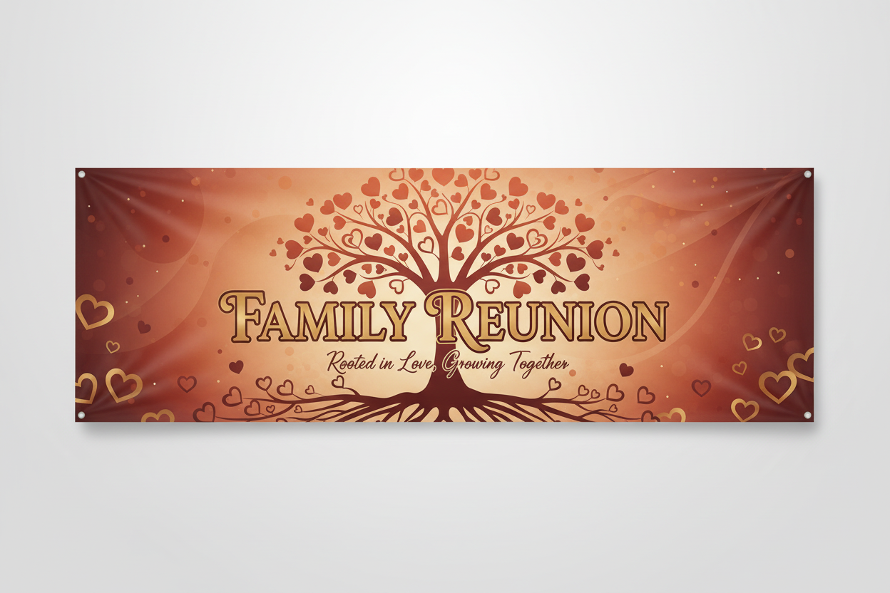 Family Reunion Horizontal Banner