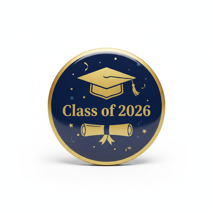 Graduation Button Mockup