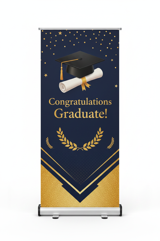 Graduation Retractable Banner