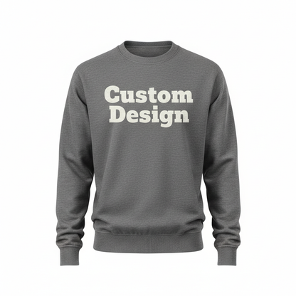 Gray Crewneck Mockup