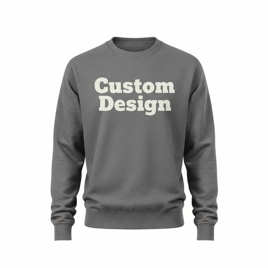 Gray Crewneck Mockup
