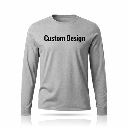 Gray Long Sleeve Mockup