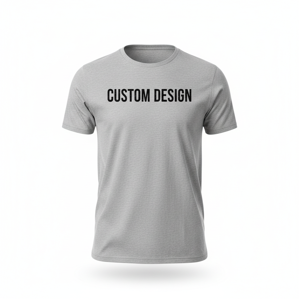 Gray Short Sleeve Mockup