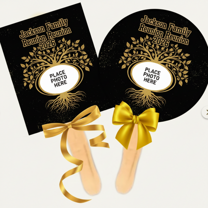 Jackson Family Reunion Paddle Fan