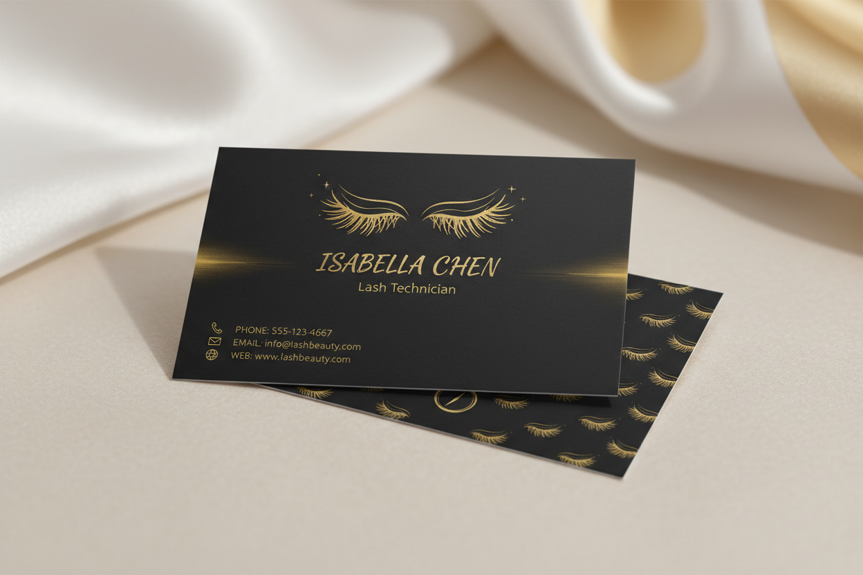 Lash Tech Business Card