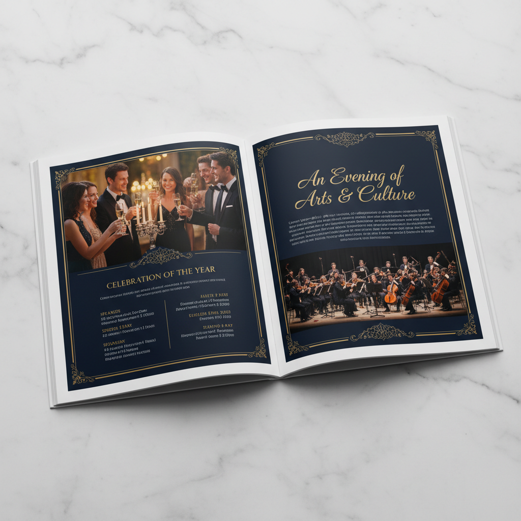 Premium Design – Realistic Booklet with Photos