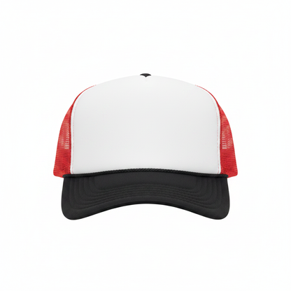 Red Black White Trucker Hat