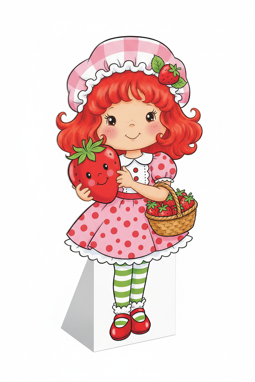 Strawberry Shortcake Cardboard Cutout