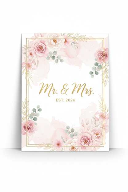 Wedding Poster Board Mockup