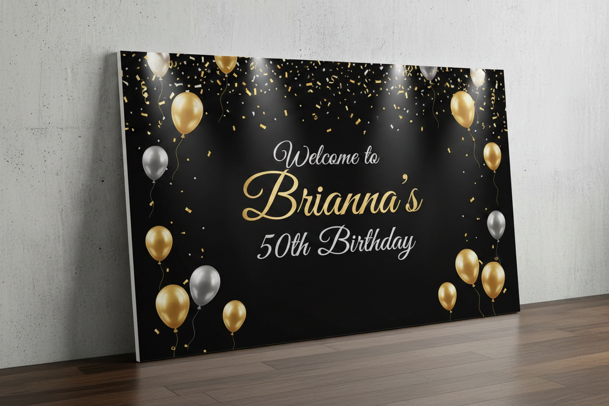 Wide Foam Board Print
