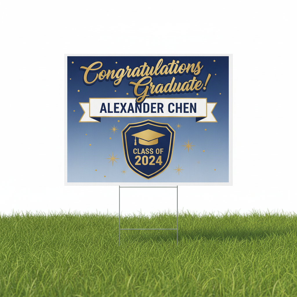 Yard Sign Graduation